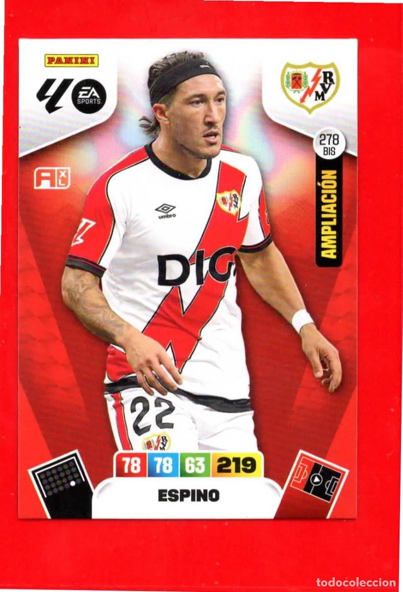 Cromos de F&uacute;tbol: 278 Bis Espino - RAYO VALLECANO - Ampliaci&oacute;n - Sobre Momentum Oro - Adrenalyn Liga 2026 25 26 - 278B