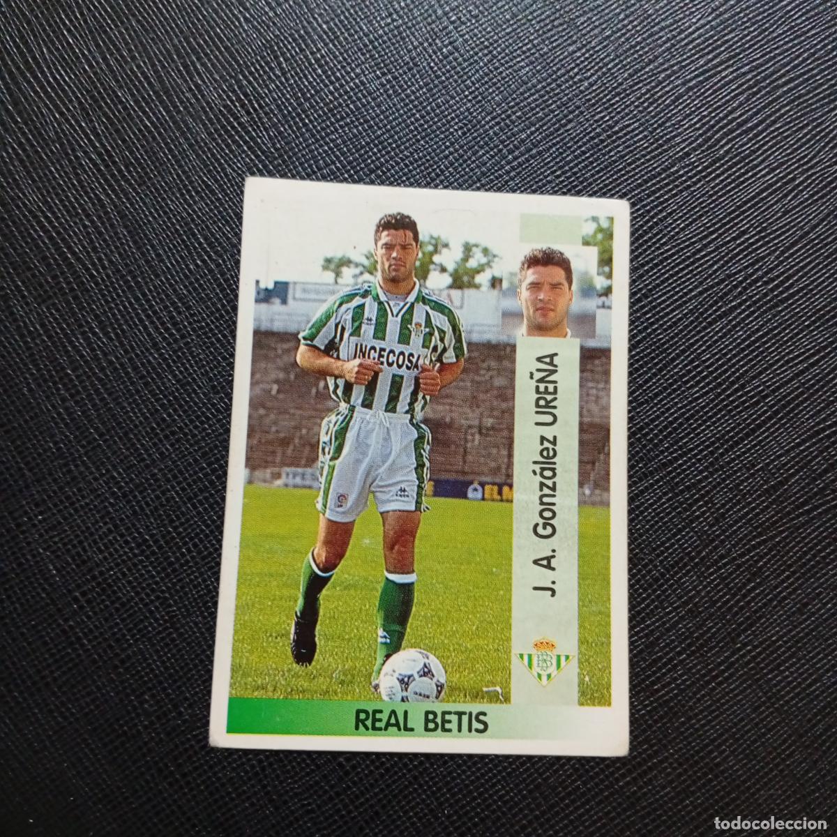 Cromos de F&uacute;tbol: 115 URE&Ntilde;A REAL BETIS PANINI 1996 1997 CROMO FUTBOL LIGA 96 97 - SIN PEGAR - A189 PG433