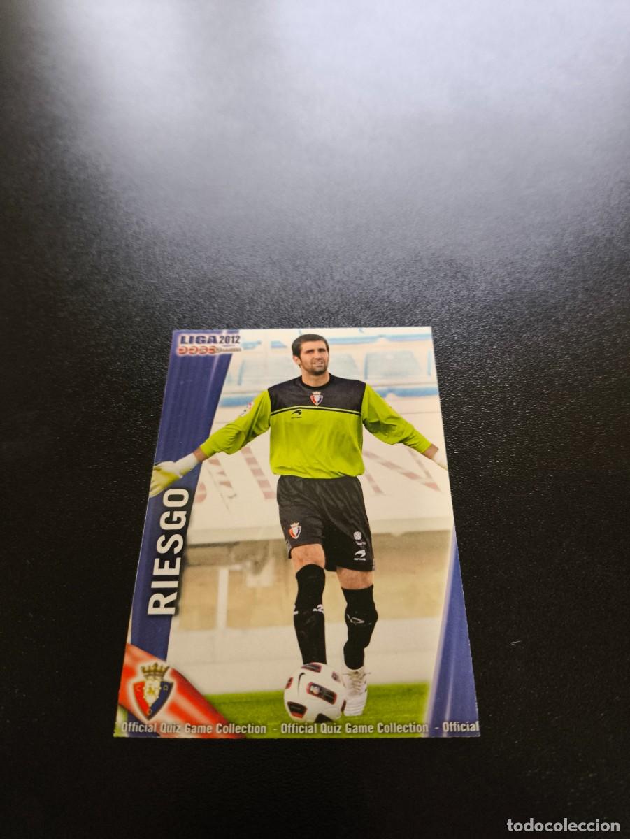 Cromos de F&uacute;tbol: 221 RIESGO OSASUNA MUNDICROMO LIGA 2011 2012 11 12 NO PANINI ESTE MEGACRACKS