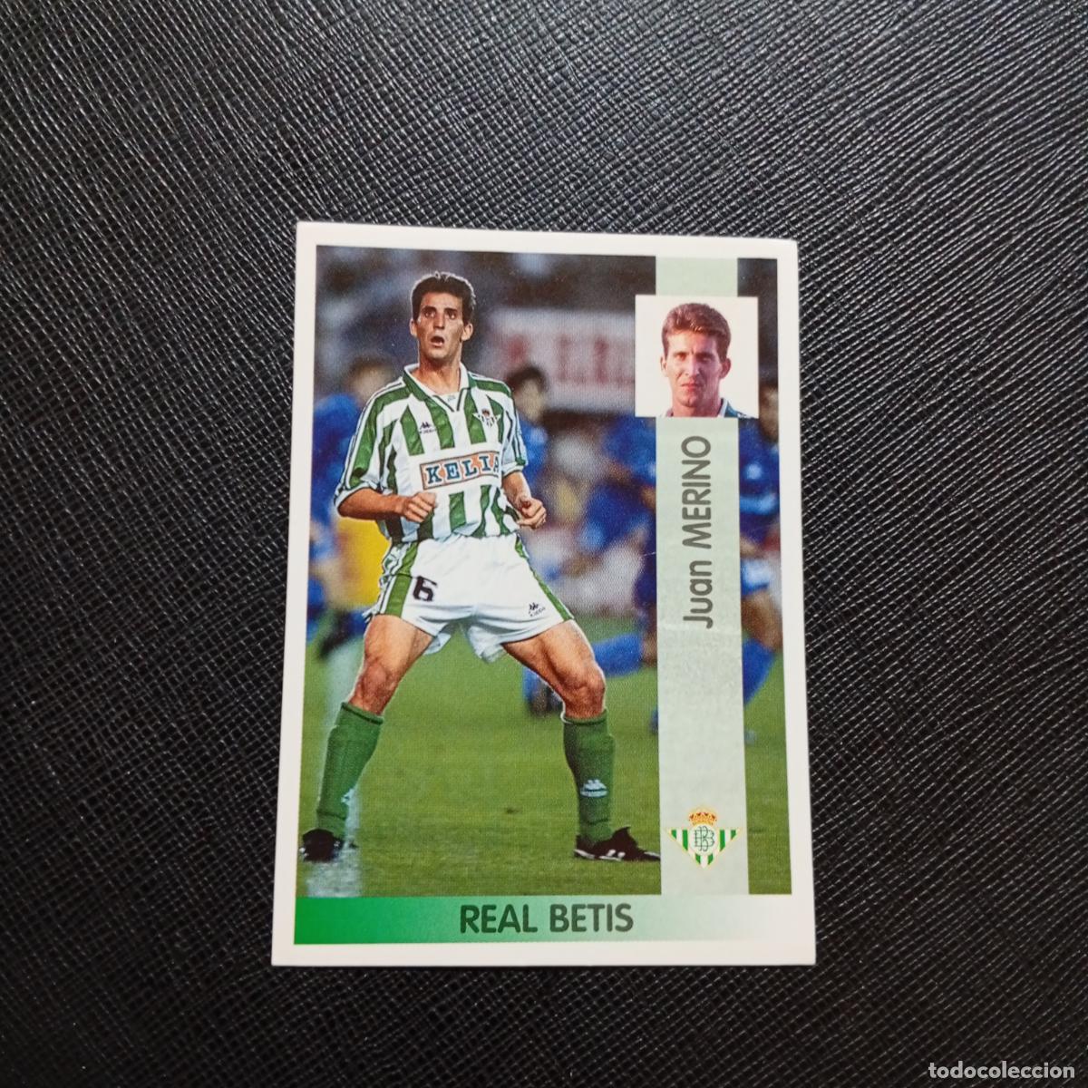 Cromos de F&uacute;tbol: 119 MERINO REAL BETIS PANINI 1996 1997 CROMO FUTBOL LIGA 96 97 - SIN PEGAR - A189 PG433