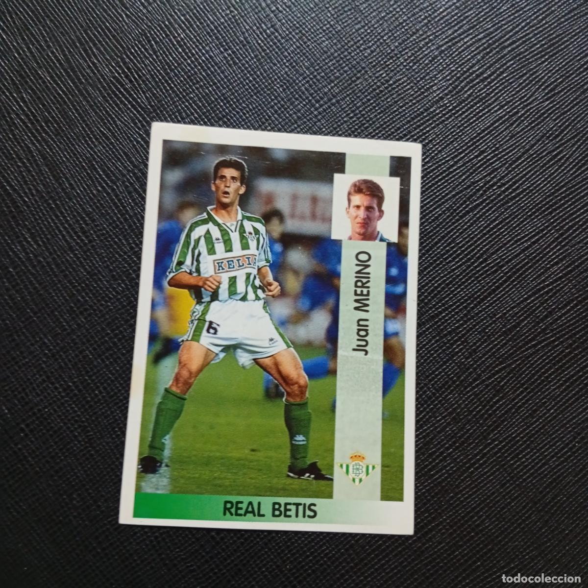 Cromos de F&uacute;tbol: 119 MERINO REAL BETIS PANINI 1996 1997 CROMO FUTBOL LIGA 96 97 - SIN PEGAR - A189 PG442