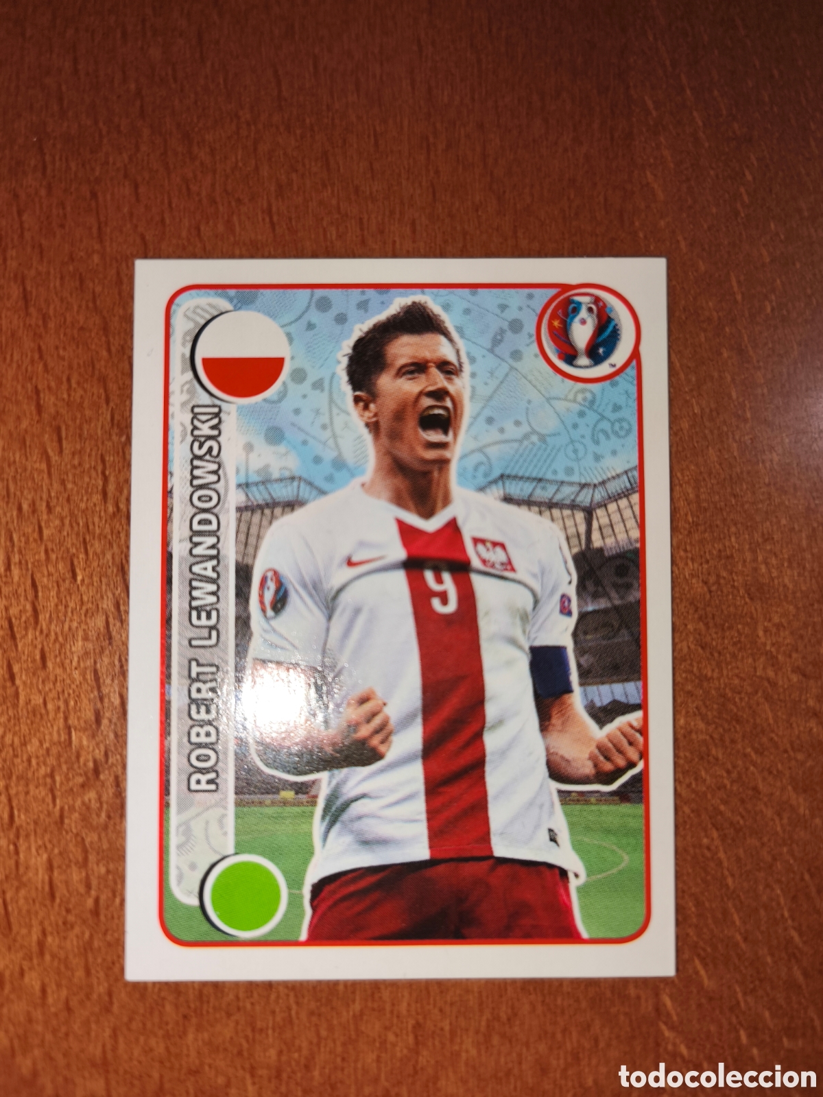Cromos de F&uacute;tbol: Robert Lewandowski n&deg;313 UEFA Euro 2016 Polonia