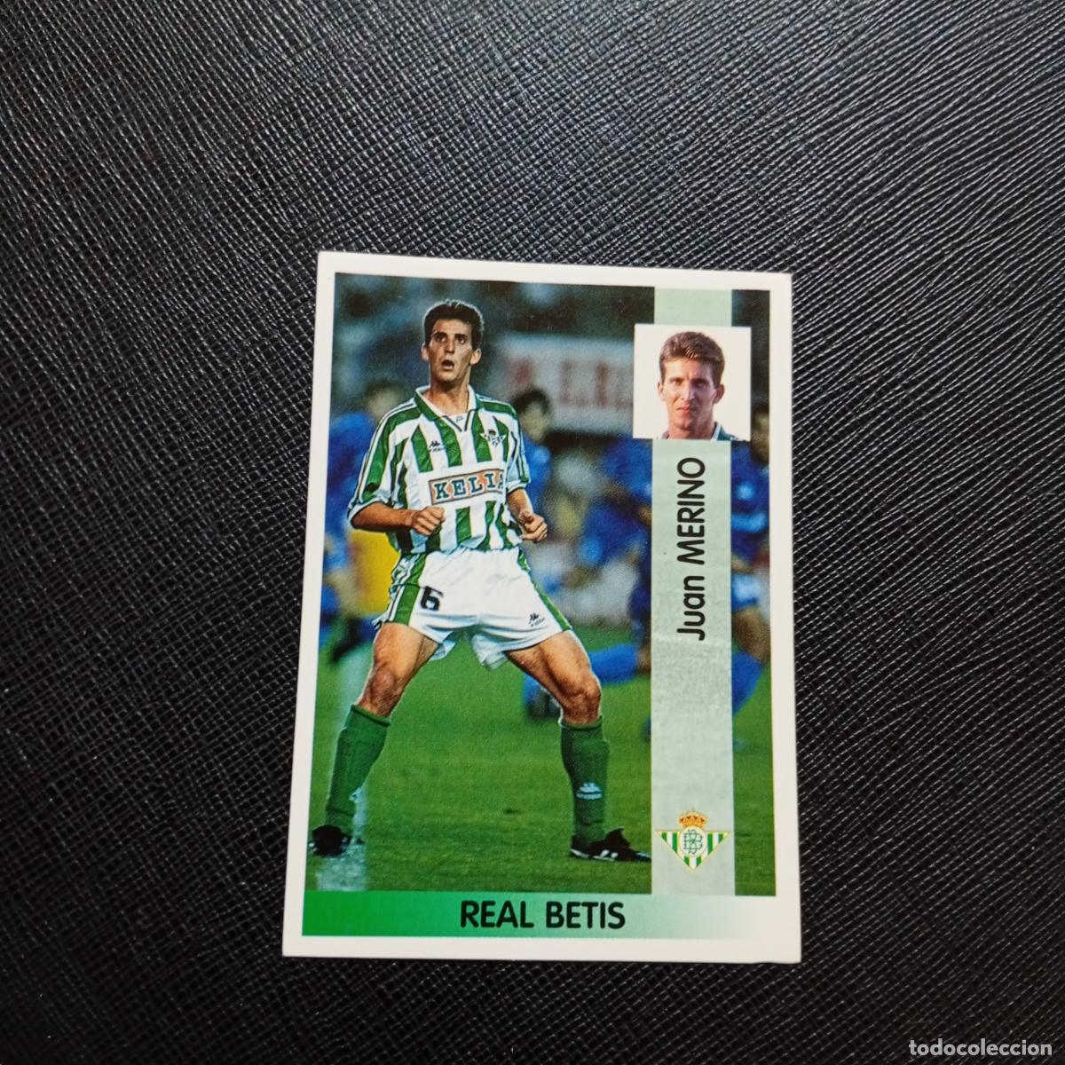 Cromos de F&uacute;tbol: 119 MERINO REAL BETIS PANINI 1996 1997 CROMO FUTBOL LIGA 96 97 - SIN PEGAR - A189 PG451