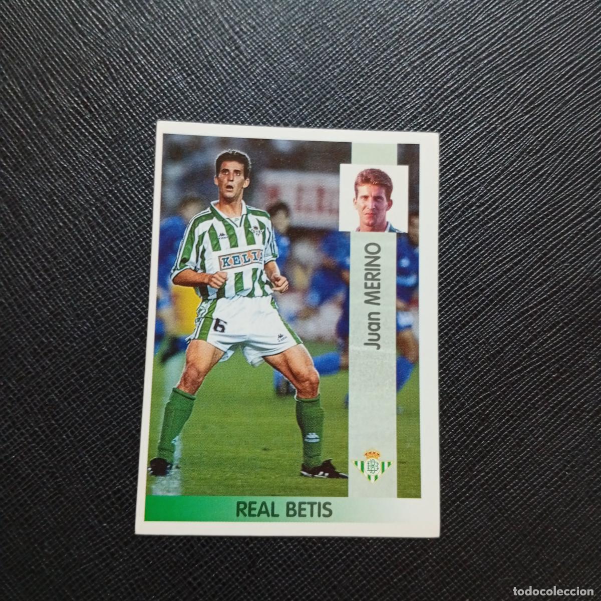 Cromos de F&uacute;tbol: 119 MERINO REAL BETIS PANINI 1996 1997 CROMO FUTBOL LIGA 96 97 - SIN PEGAR - A189 PG451 B