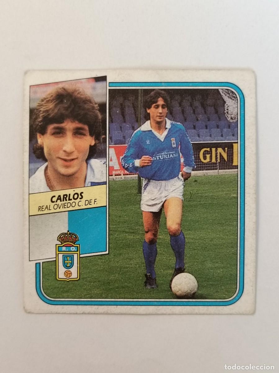 Cromos de F&uacute;tbol: CARLOS (ULTIMO FICHAJE 6) REAL OVIEDO LIGA 89/90 ESTE
