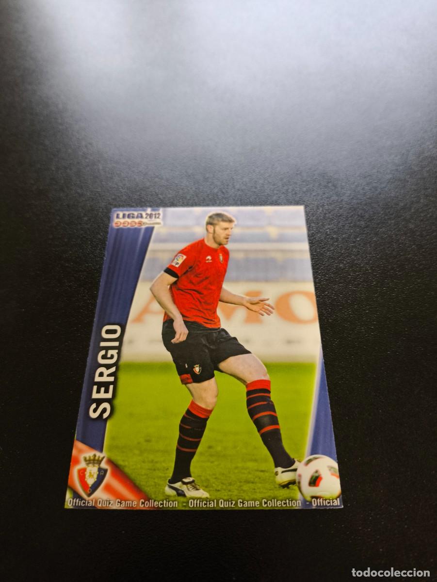 Cromos de F&uacute;tbol: 224 SERGIO OSASUNA MUNDICROMO LIGA 2011 2012 11 12 NO PANINI ESTE MEGACRACKS