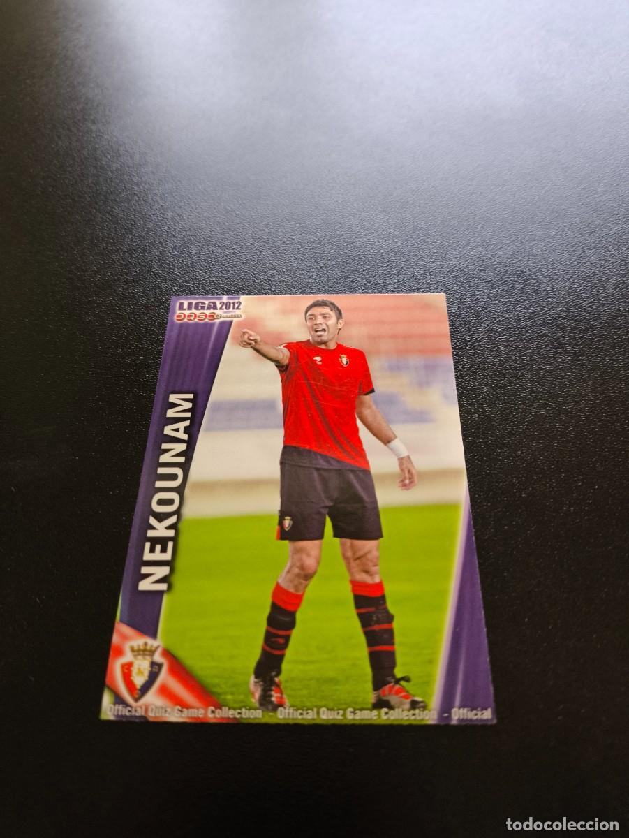 Cromos de F&uacute;tbol: 229 Nekounam OSASUNA MUNDICROMO LIGA 2011 2012 11 12 NO PANINI ESTE MEGACRACKS