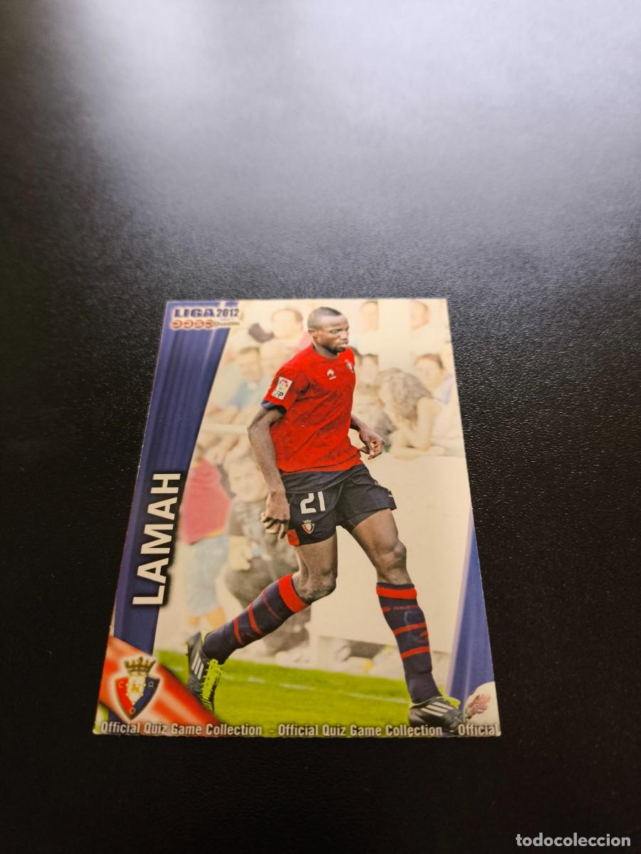 Cromos de F&uacute;tbol: 230 LAMAH ALTA OSASUNA MUNDICROMO LIGA 2011 2012 11 12 NO PANINI ESTE MEGACRACKS