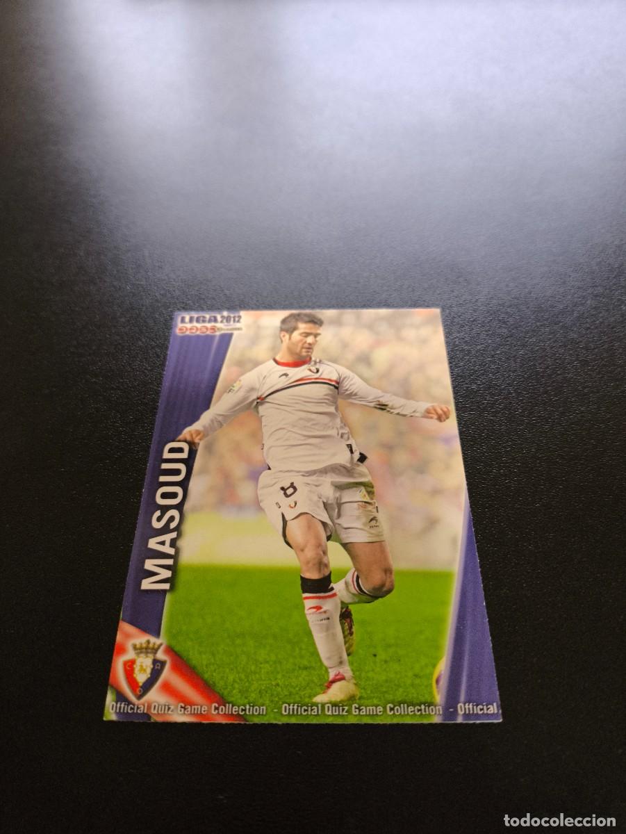 Cromos de F&uacute;tbol: 231 Masoud OSASUNA MUNDICROMO LIGA 2011 2012 11 12 NO PANINI ESTE MEGACRACKS