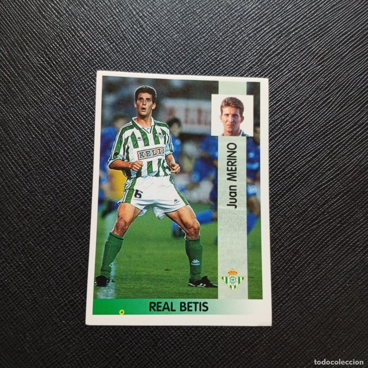 Cromos de F&uacute;tbol: 119 MERINO REAL BETIS PANINI 1996 1997 CROMO FUTBOL LIGA 96 97 - SIN PEGAR - A189 PG460