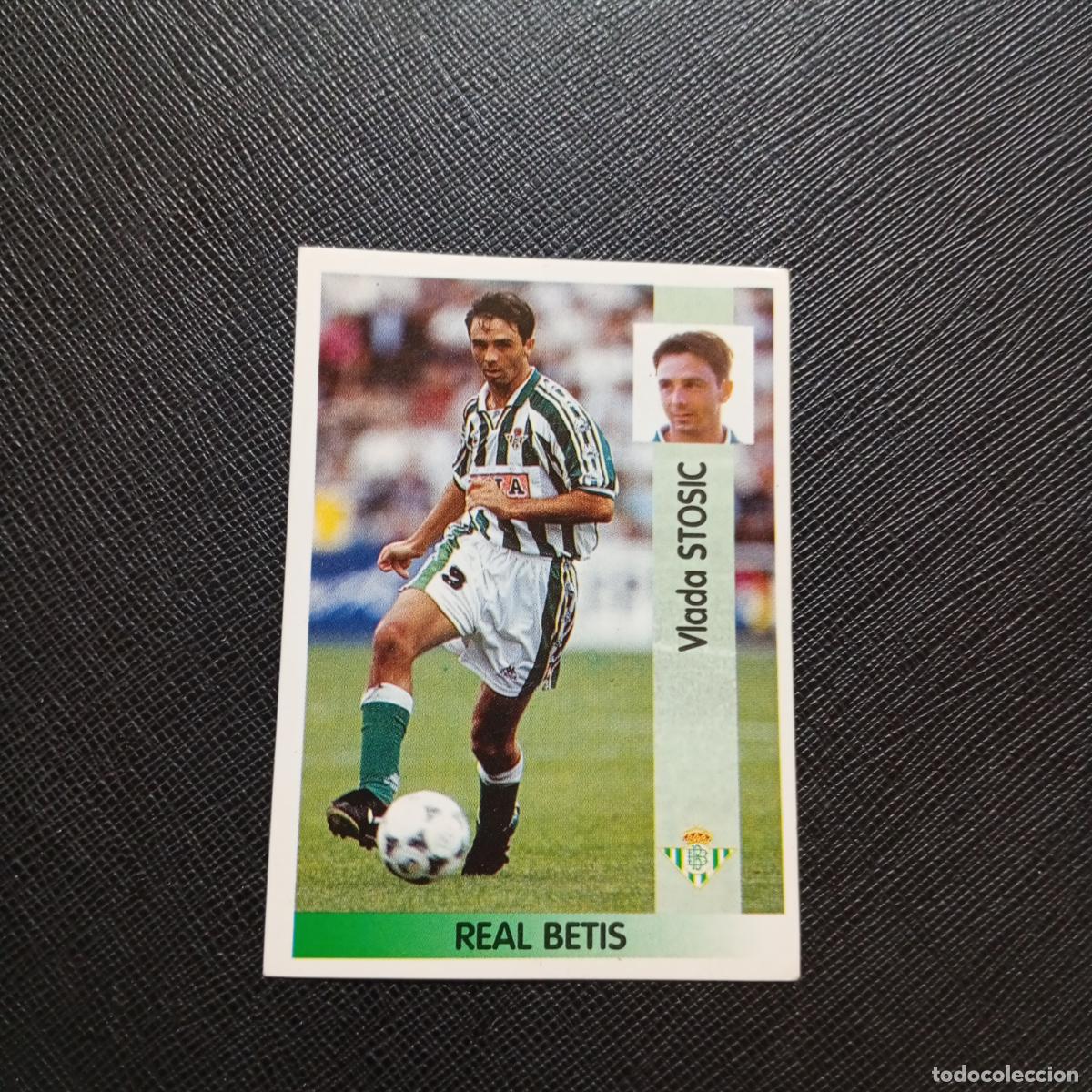 Cromos de F&uacute;tbol: 122 STOSIC REAL BETIS PANINI 1996 1997 CROMO FUTBOL LIGA 96 97 - SIN PEGAR - A189 PG460