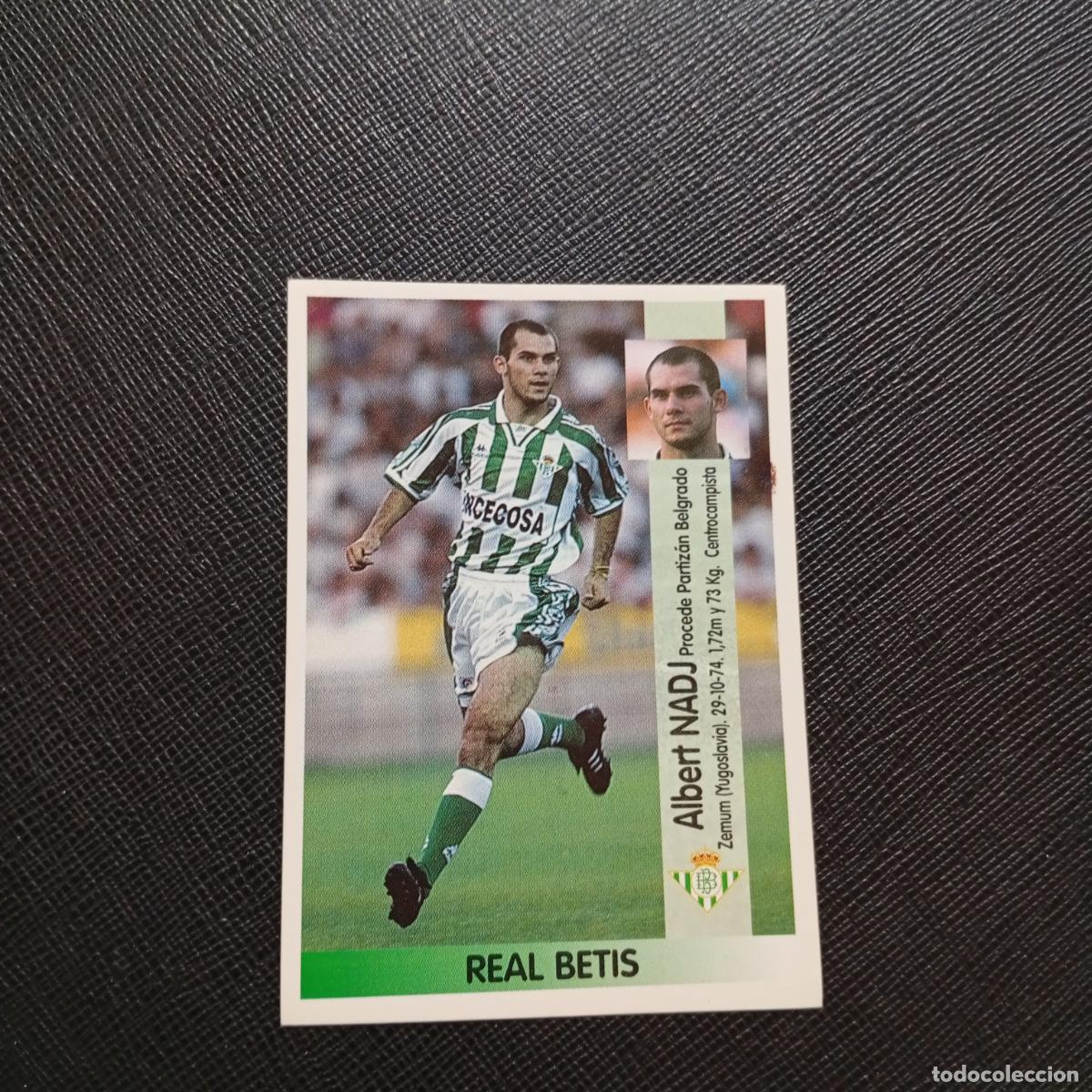 Cromos de Futebol: 376 NADJ REAL BETIS PANINI 1996 1997 CROMO FUTBOL LIGA 96 97 - SIN PEGAR - A189 PG442