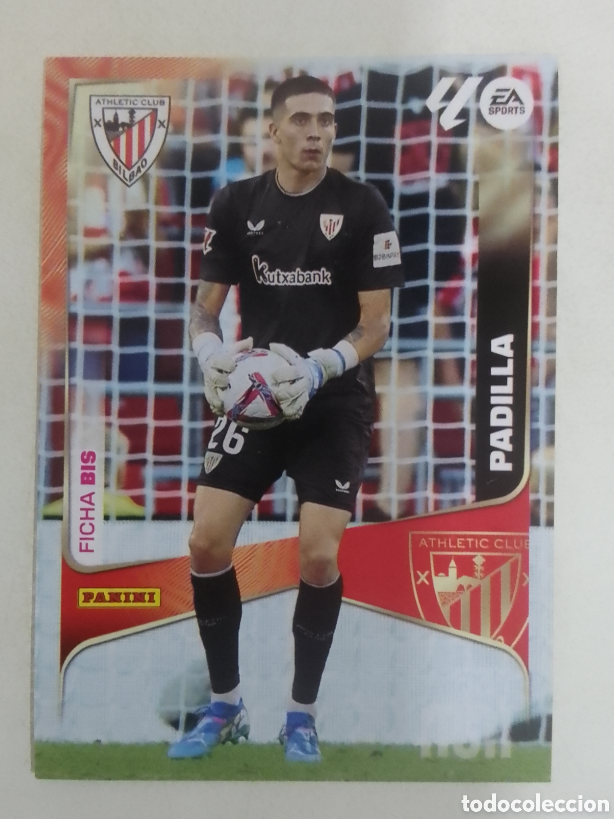 Cromos de Futebol: Megacracks 2025/26 n&deg; 39 BIS Padilla &bull; Athletic Club. FICHA BIS.