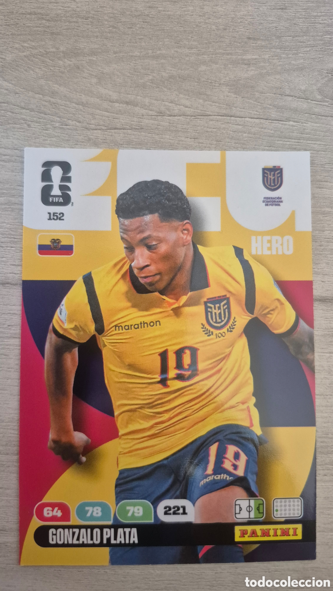Cromos de Futebol: N&deg;152 Ecuador Gonzalo Plata Adrenalyn FIFA World Cup 26