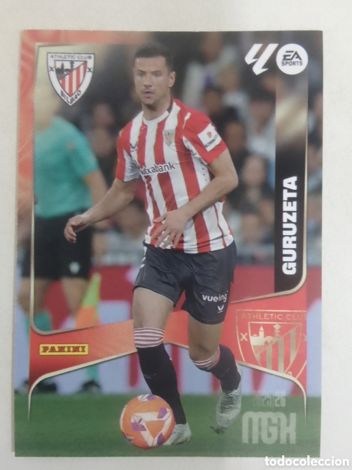 Cartes &agrave; collectionner de Football: Megacracks 2025/26 n&deg; 54 Guruzeta &bull; Athletic Club.