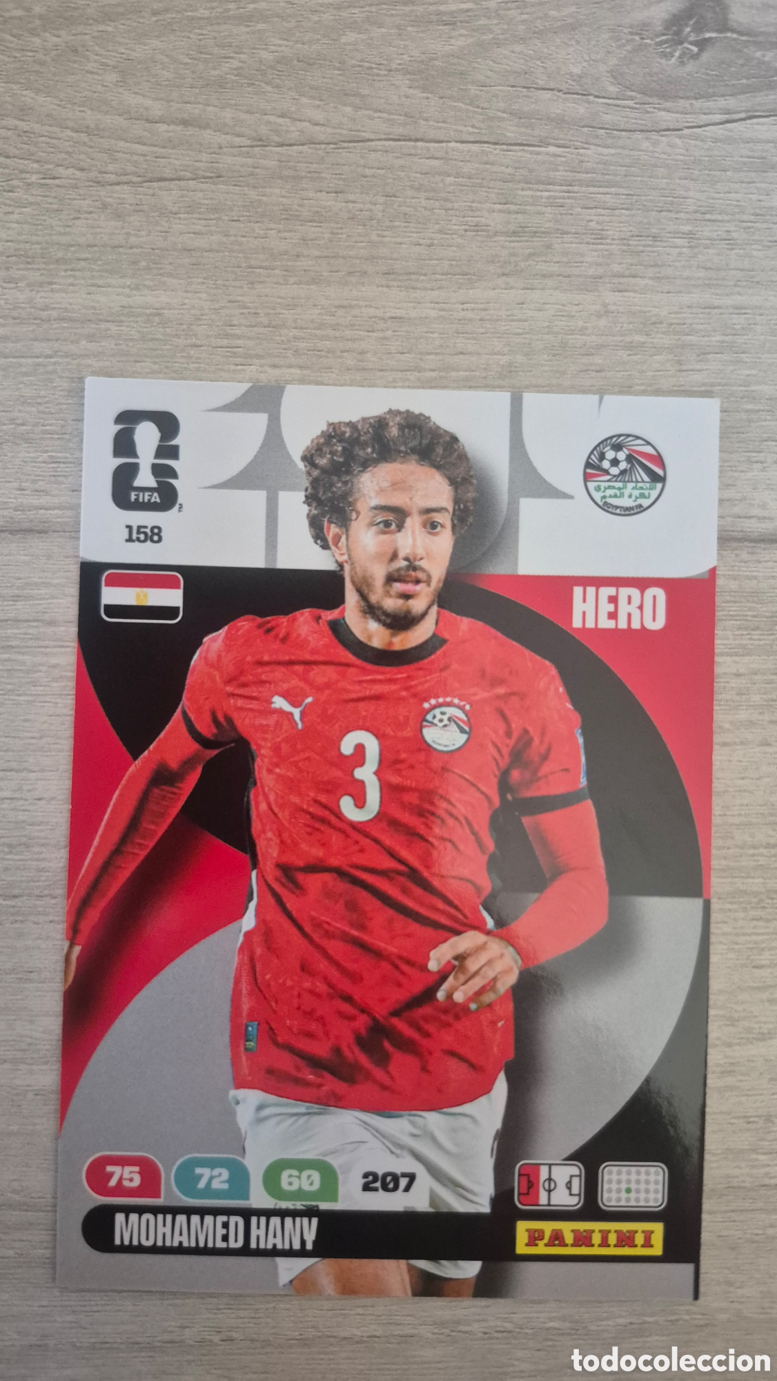 Cartes &agrave; collectionner de Football: N&deg;158 Egipto Mohamed Hany Adrenalyn FIFA World Cup 26