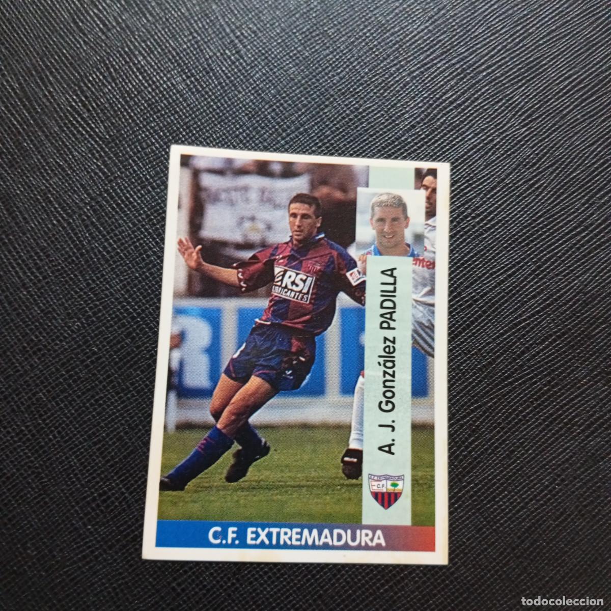 Cromos de F&uacute;tbol: 340 PADILLA EXTREMADURA PANINI 1996 1997 CROMO FUTBOL LIGA 96 97 - SIN PEGAR - A189 PG460