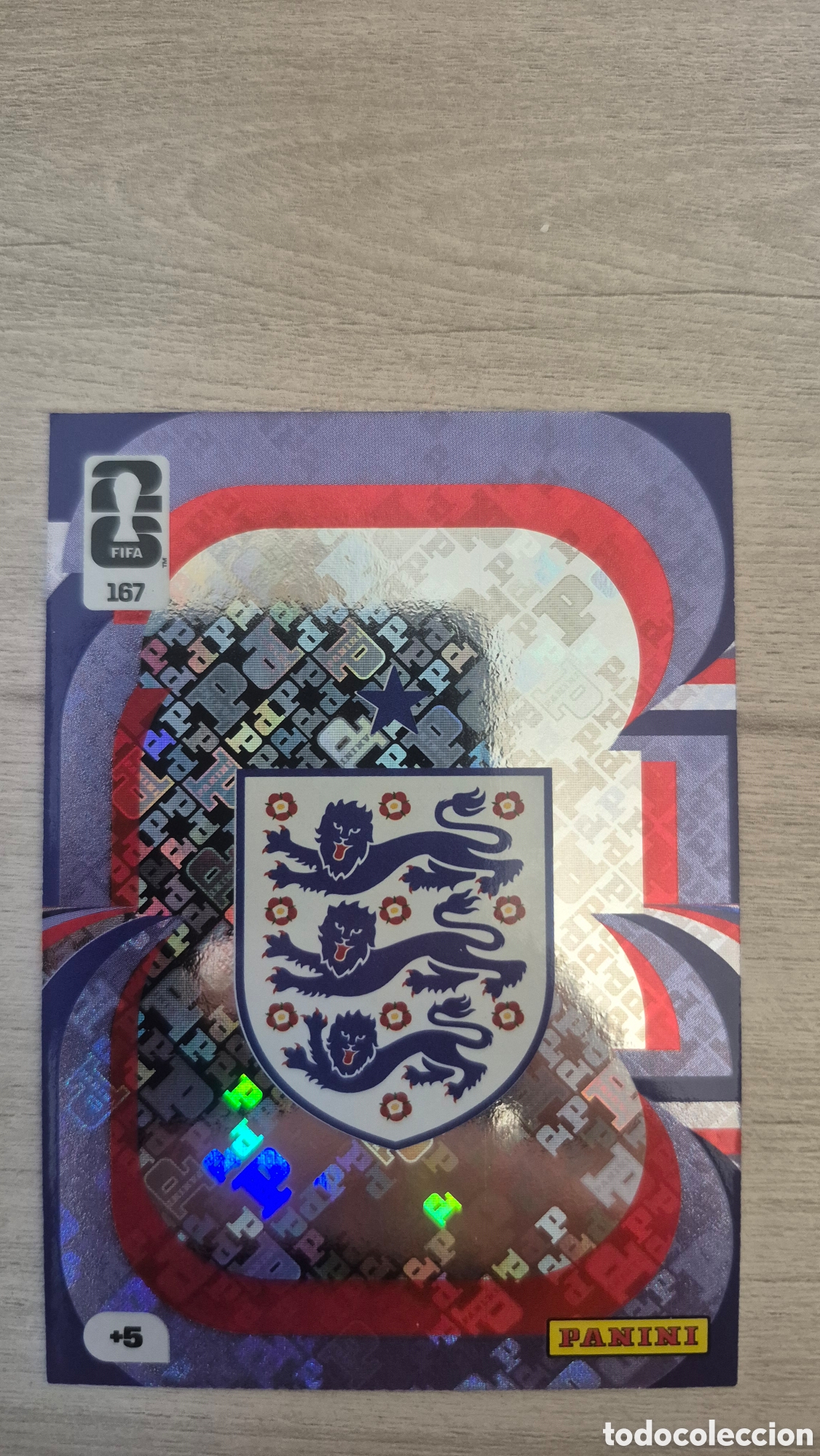 Cromos de F&uacute;tbol: N&deg;167 Escudo Inglaterra Adrenalyn FIFA World Cup 26