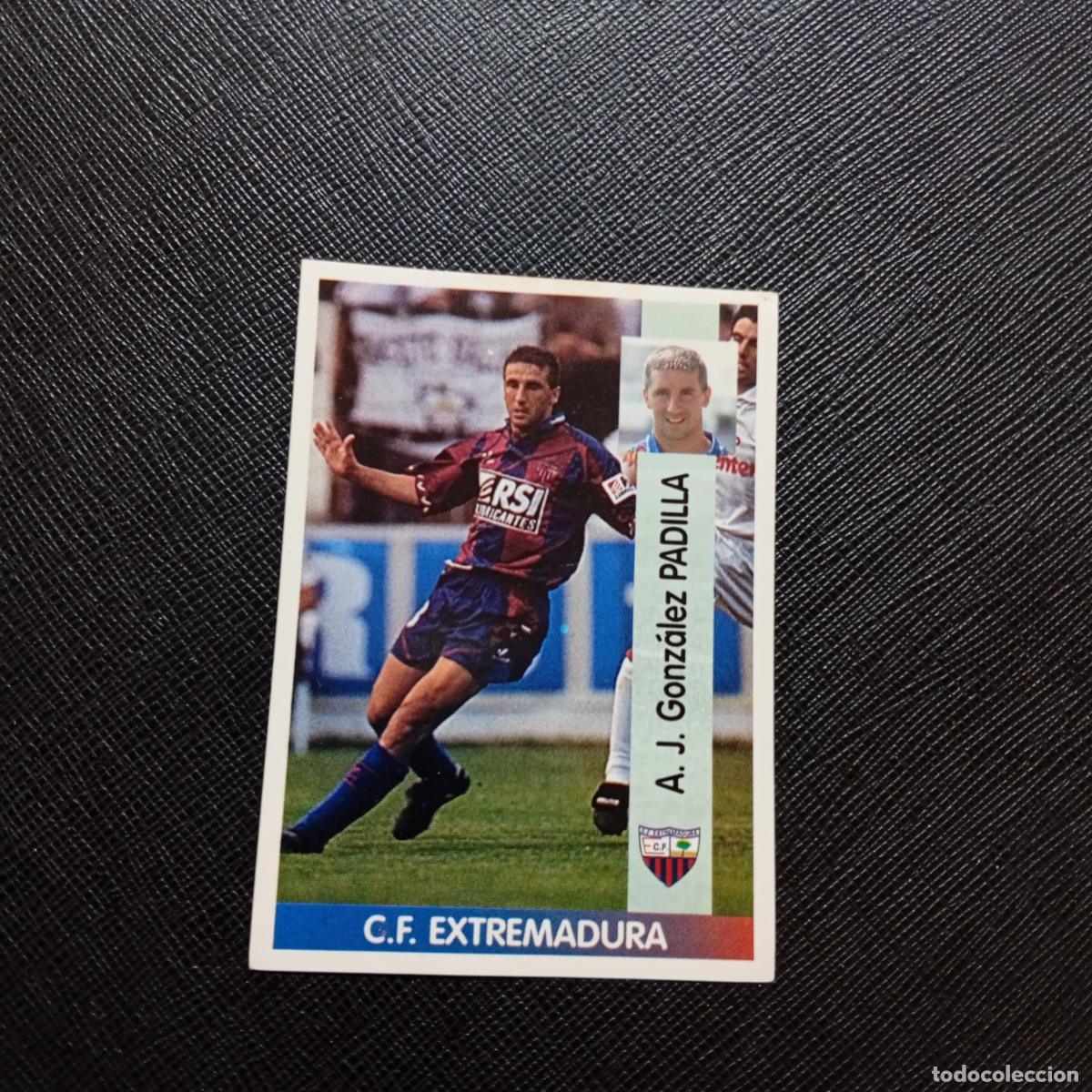 Cromos de F&uacute;tbol: 340 PADILLA EXTREMADURA PANINI 1996 1997 CROMO FUTBOL LIGA 96 97 - SIN PEGAR - A189 PG460 B