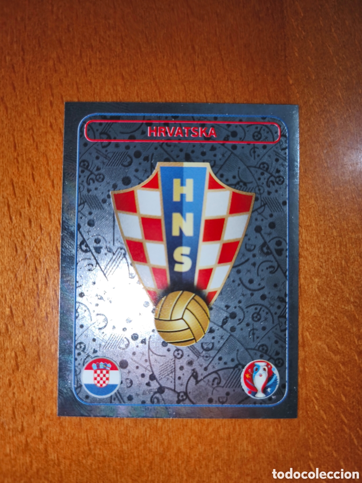Cromos de F&uacute;tbol: Escudo Croacia n&deg;352 UEFA Euro 2016