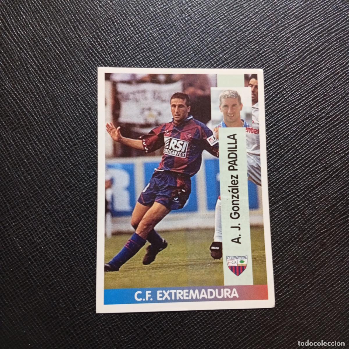 Cromos de F&uacute;tbol: 340 PADILLA EXTREMADURA PANINI 1996 1997 CROMO FUTBOL LIGA 96 97 - SIN PEGAR - A189 PG469