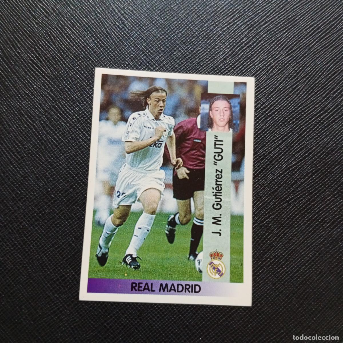 Cromos de F&uacute;tbol: 89 GUTI REAL MADRID PANINI 1996 1997 CROMO FUTBOL LIGA 96 97 - SIN PEGAR - A189 PG469 B