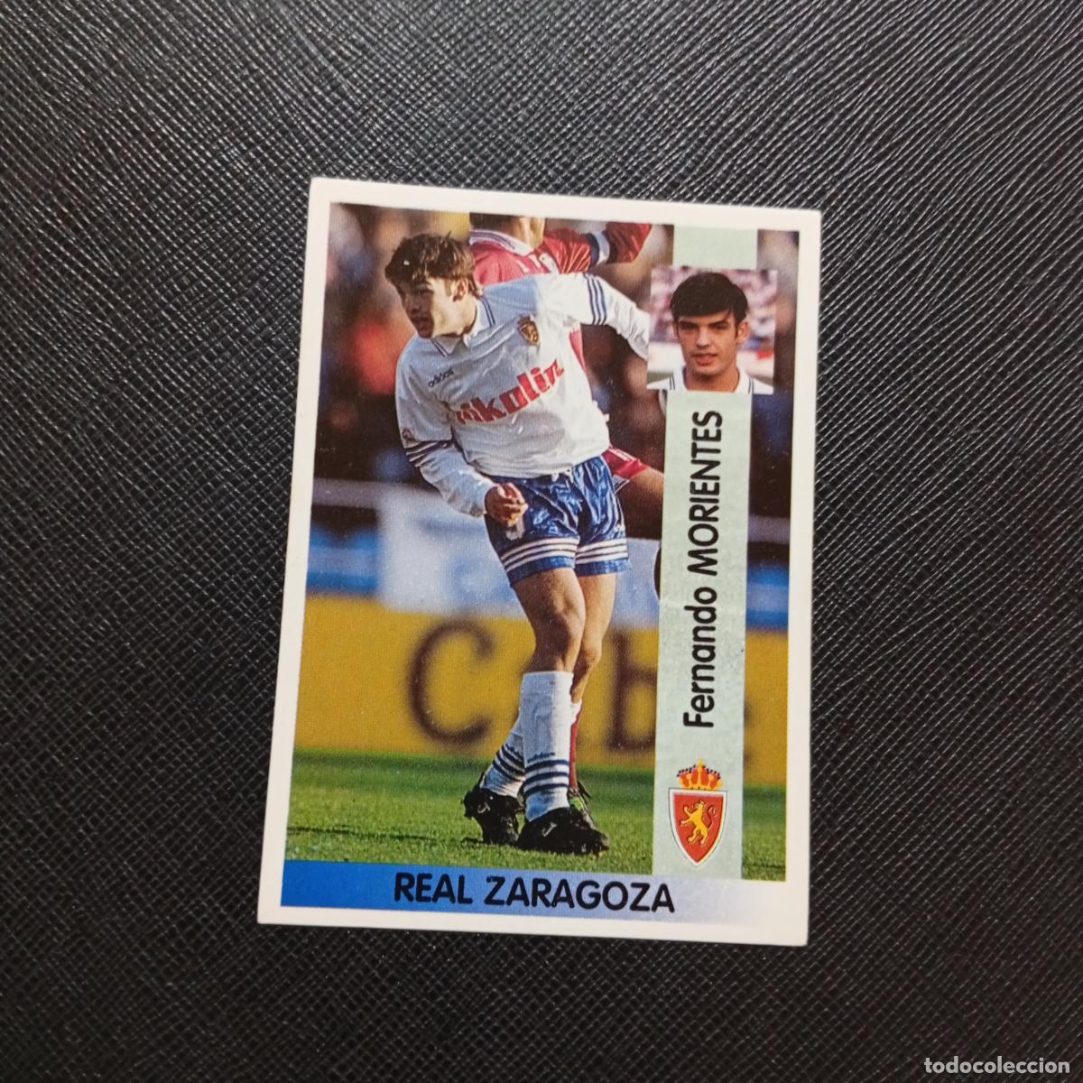 Cartes &agrave; collectionner de Football: 190 MORIENTES ZARAGOZA PANINI 1996 1997 CROMO FUTBOL LIGA 96 97 - SIN PEGAR - A189 PG487