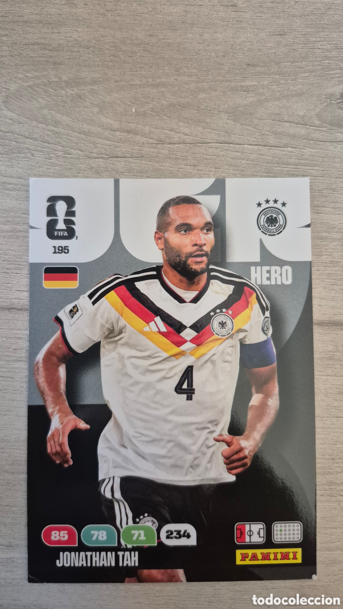 Cartes &agrave; collectionner de Football: N&deg;195 Alemania Jonathan Tah Adrenalyn FIFA World Cup 26