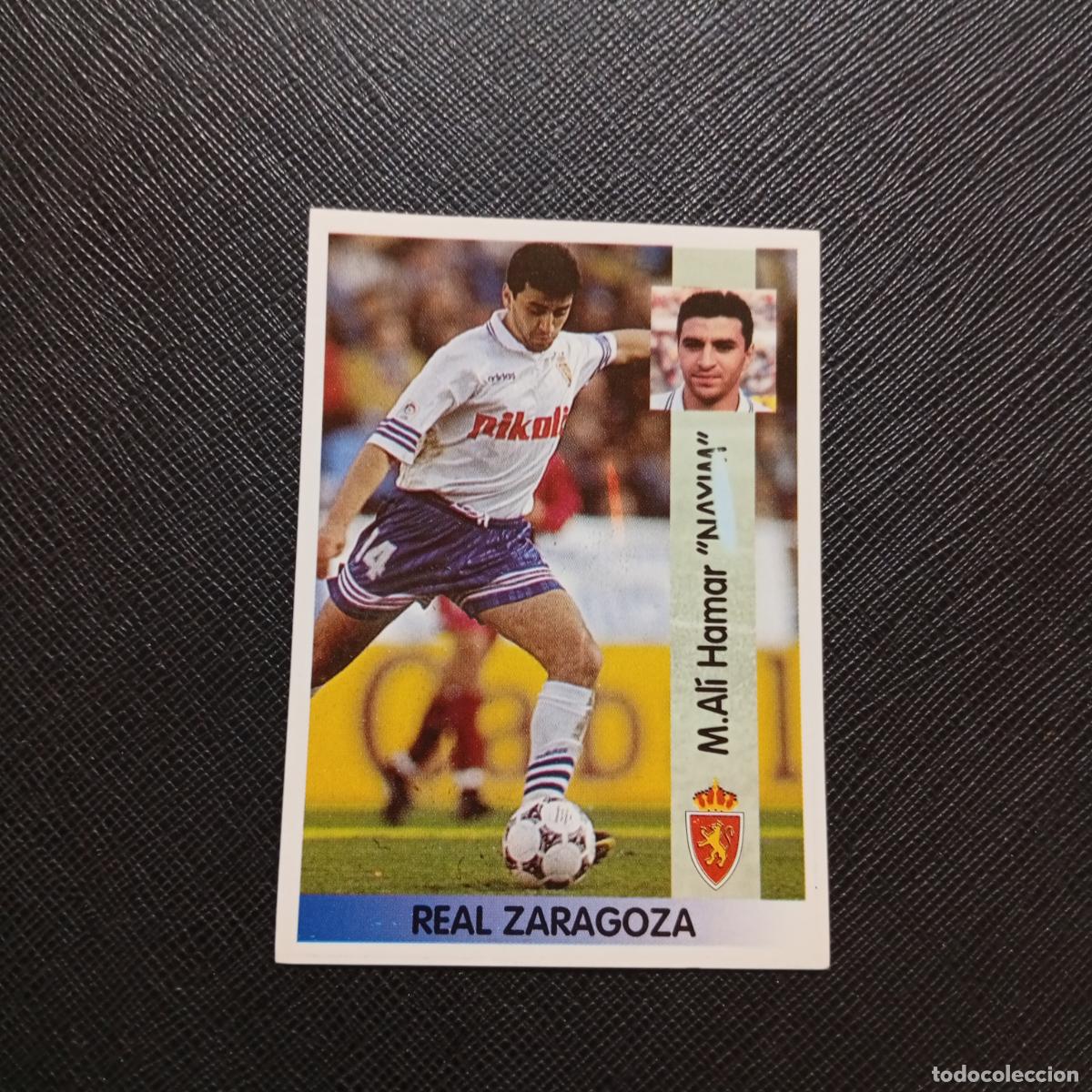 Cartes &agrave; collectionner de Football: 184 NAYIM ZARAGOZA PANINI 1996 1997 CROMO FUTBOL LIGA 96 97 - SIN PEGAR - A189 PG496 ERROR NOMBRE