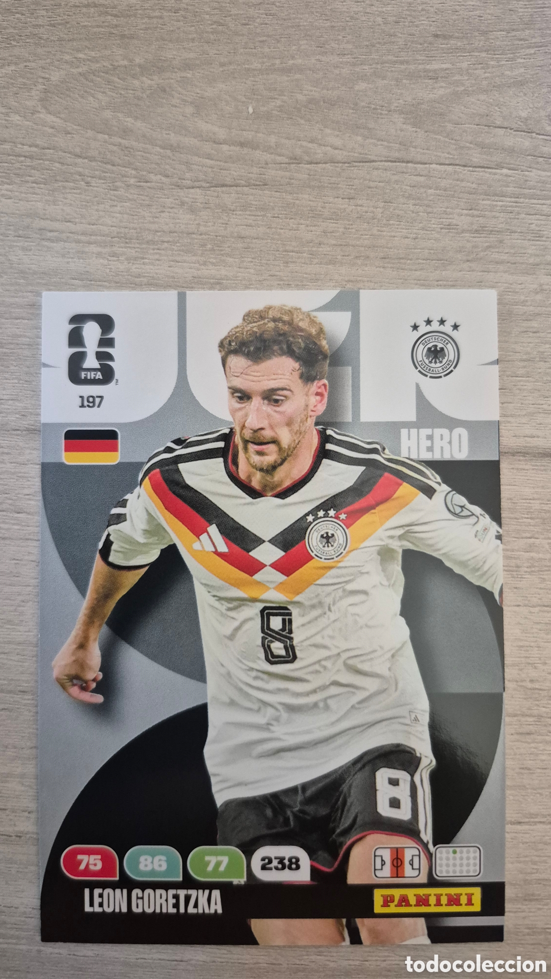 Cartes &agrave; collectionner de Football: N&deg;197 Alemania Leon Goretzka Adrenalyn FIFA World Cup 26