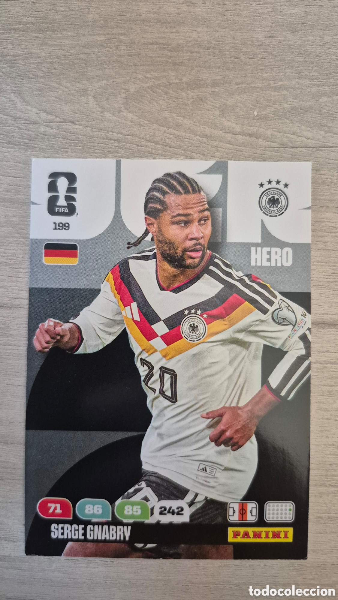 Cromos de F&uacute;tbol: N&deg;199 Alemania Serge Gnabry Adrenalyn FIFA World Cup 26