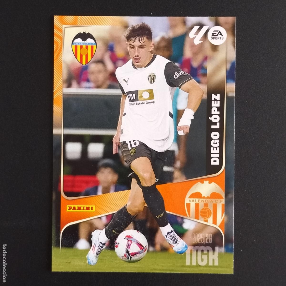 Cromos de F&uacute;tbol: MGK 359 DIEGO LOPEZ VALENCIA CROMOS ALBUM MEGACRACKS LIGA FUTBOL 2025 2026 25 26