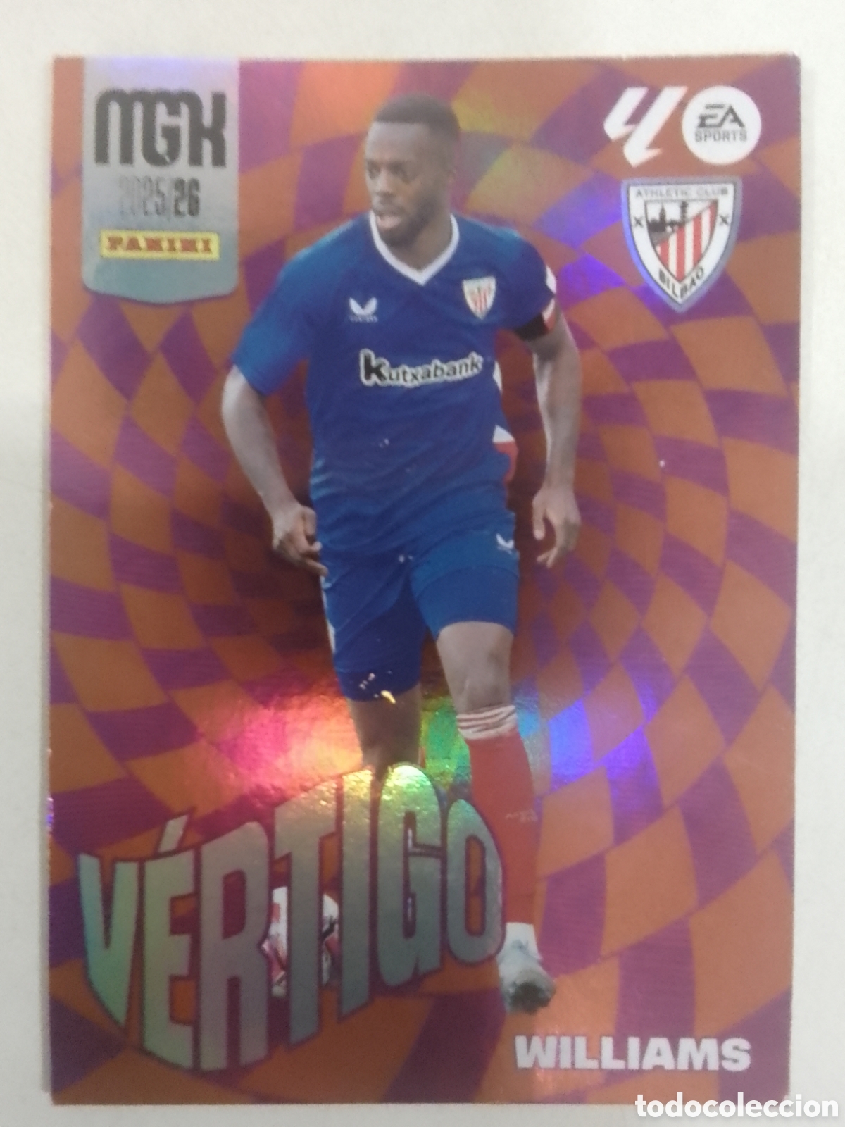 Cartes &agrave; collectionner de Football: Megacracks 2025/26 n&deg; 386 Williams &bull; Athletic Club. V&Eacute;RTIGO.