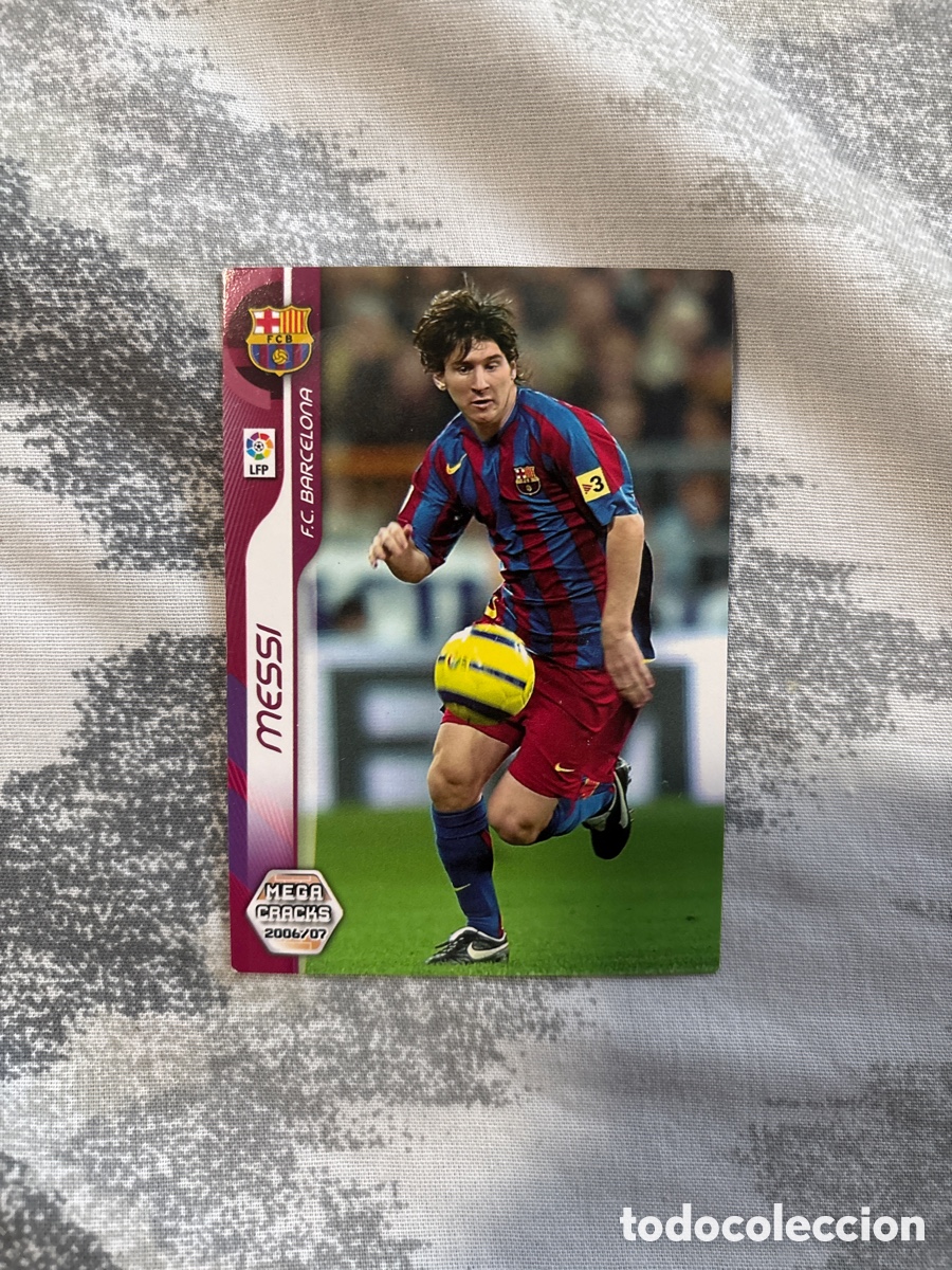 Cromos de F&uacute;tbol: Cromo Messi megacracks 2006-2007