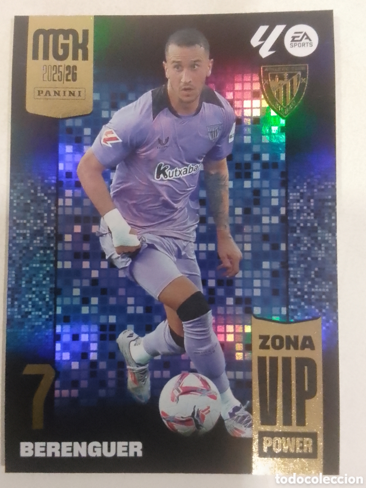 Cartes &agrave; collectionner de Football: Megacracks 2025/26 P 390 Berenguer &bull; Athletic Club. ZONA VIP POWER