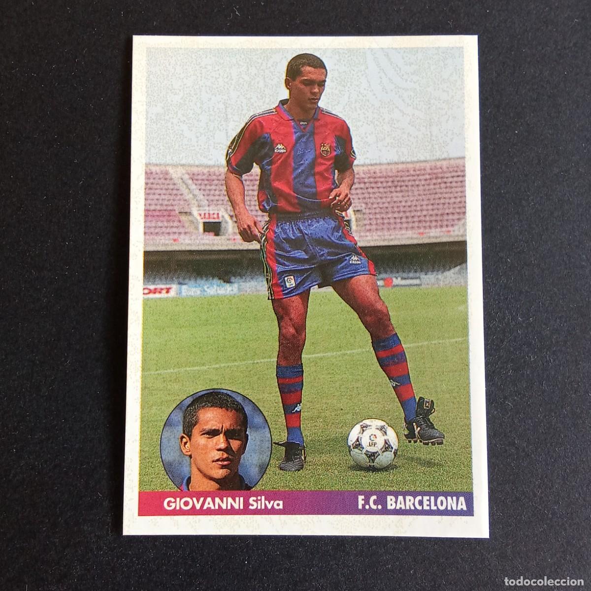 Cromos de F&uacute;tbol: LOS MEJORES EQUIPOS DE EUROPA 1996 1997 96 97 PANINI 50 GIOVANNI BARCELONA SIN PEGAR