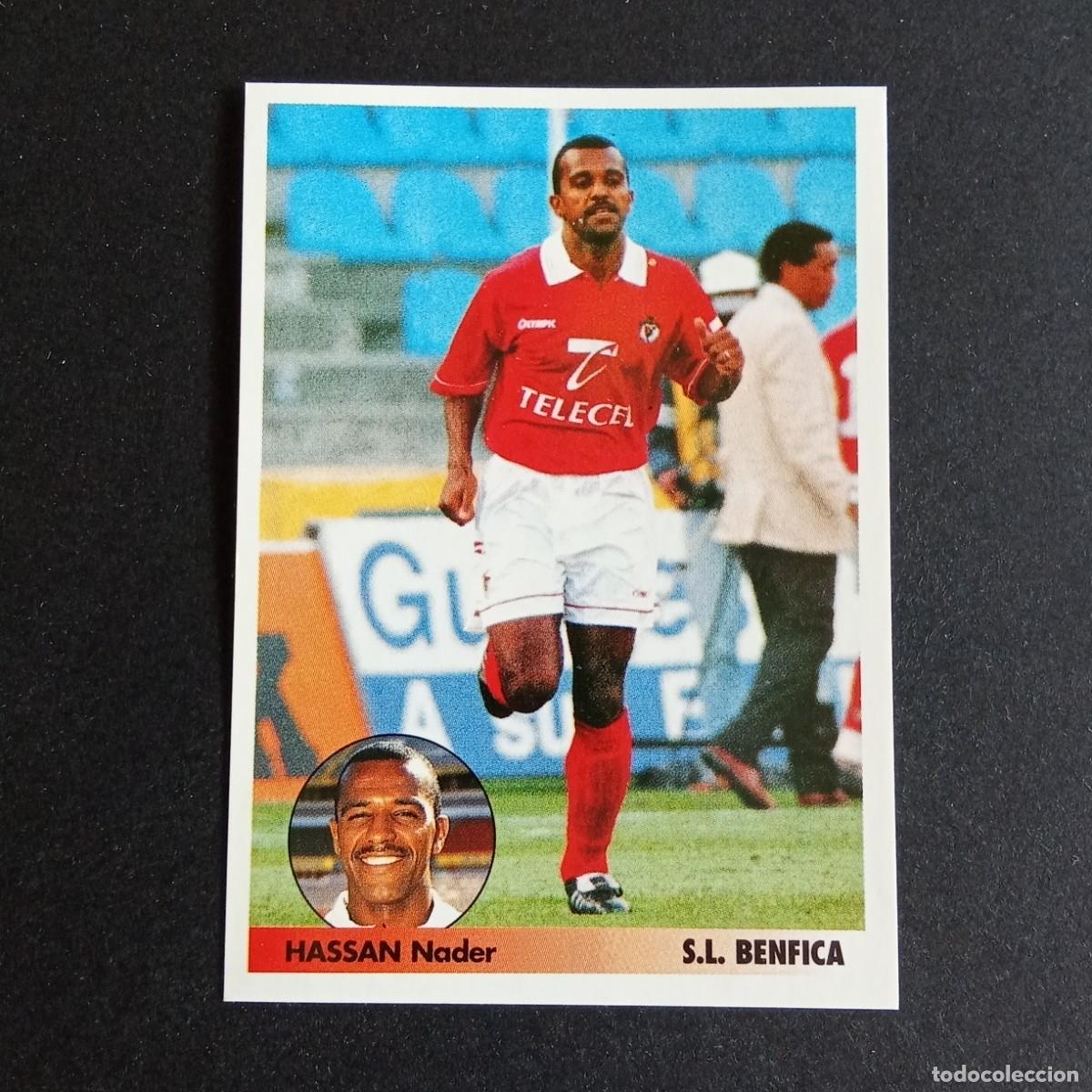 Cromos de F&uacute;tbol: LOS MEJORES EQUIPOS DE EUROPA 1996 1997 96 97 PANINI 78 HASSAN BENFICA SIN PEGAR
