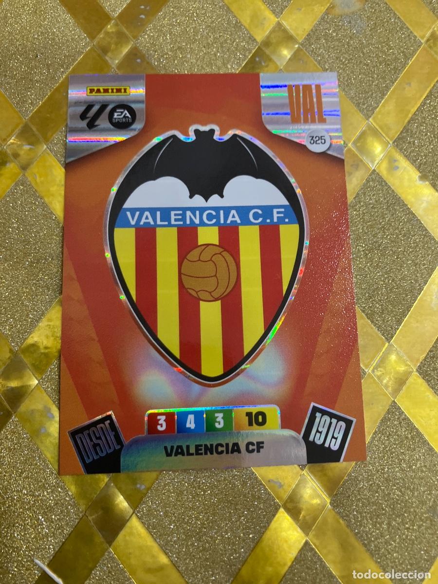 Cromos de F&uacute;tbol: CROMO DE FUTBOL NUMERO 325 ESCUDO DEL VALENCIA ADRENALYN XL 2025 2026 PANINI !