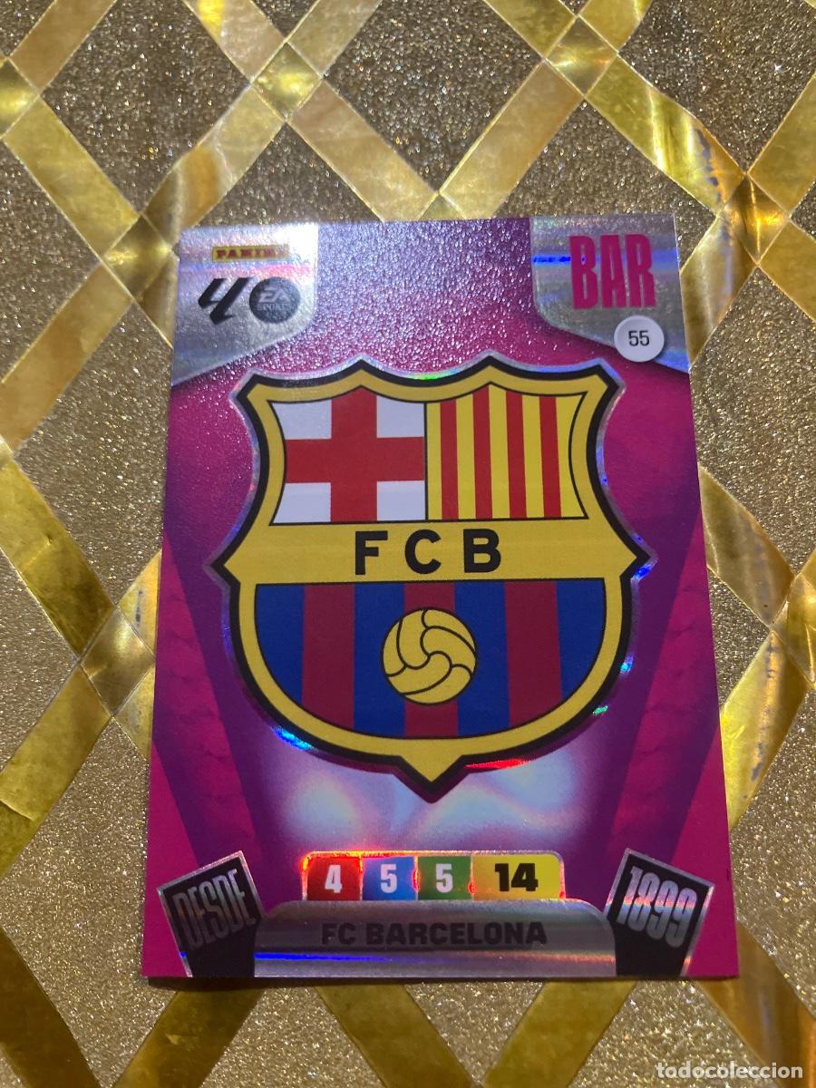 Cromos de F&uacute;tbol: CROMO DE FUTBOL NUMERO 55 ESCUDO DEL BARCELONA ADRENALYN XL 2025 2026 PANINI !