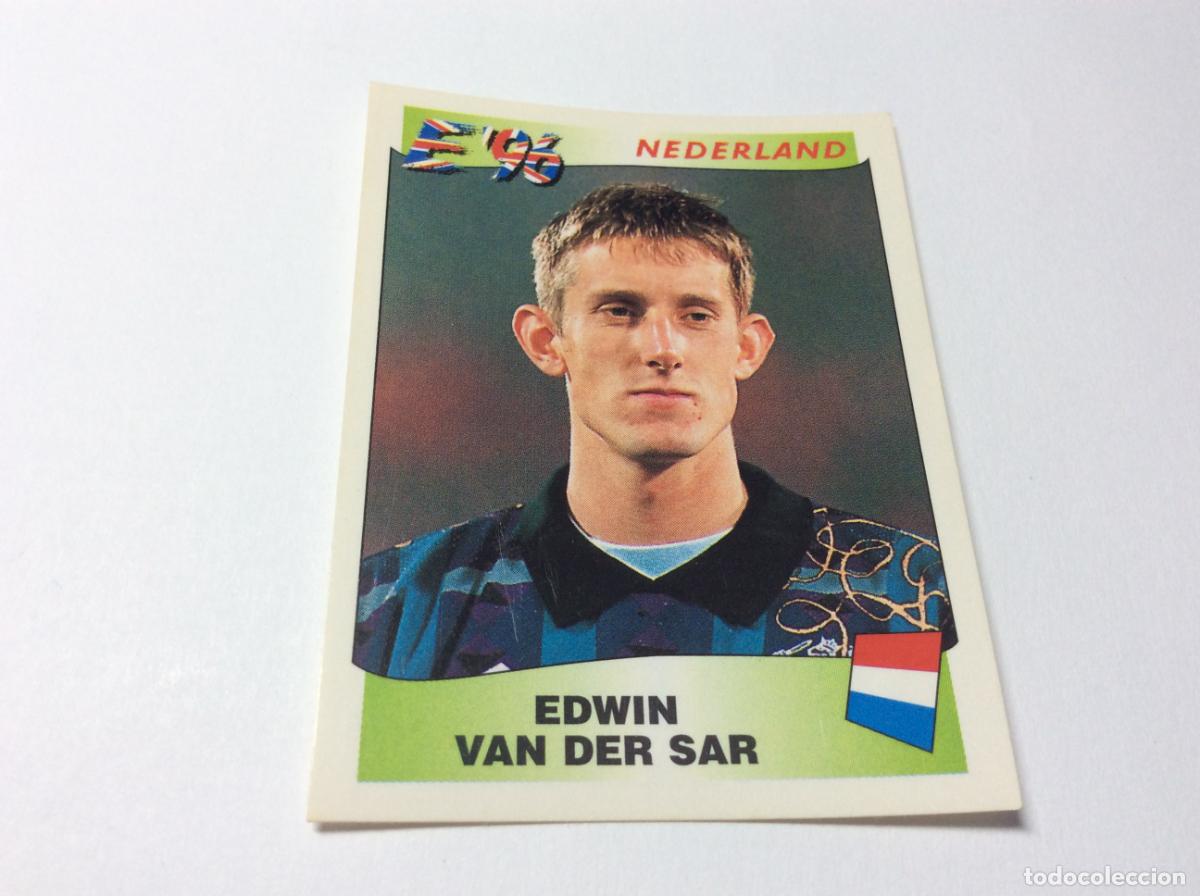 Cromos de F&uacute;tbol: 77 Edwin van der Sar Pa&iacute;ses Bajos Holanda UEFA EURO 1996 PANINI