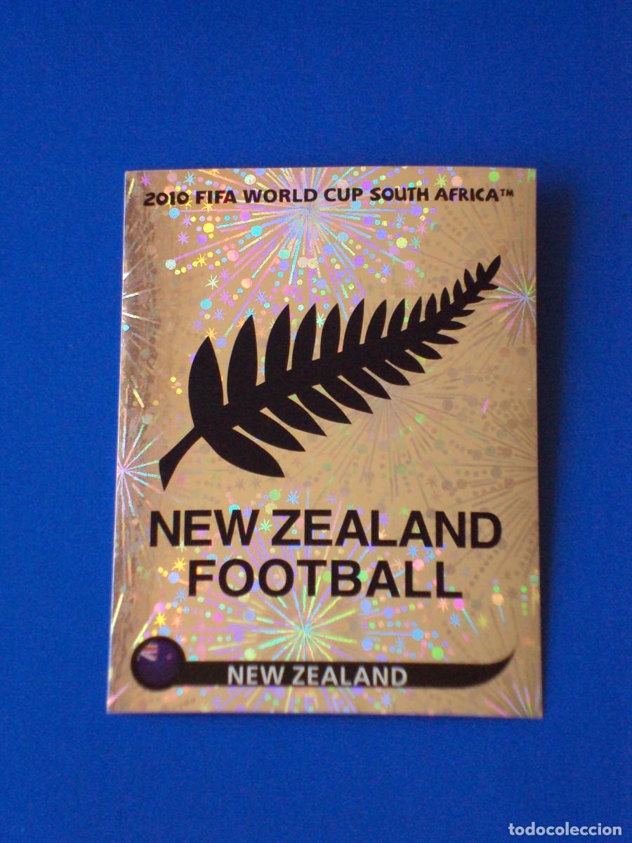 Cromos de F&uacute;tbol: 449 ESCUDO NUEVA ZELANDA MUNDIAL FUTBOL SOUTH AFRICA 2010 FIFA WORLD CUP PANINI CROMO NUEVO