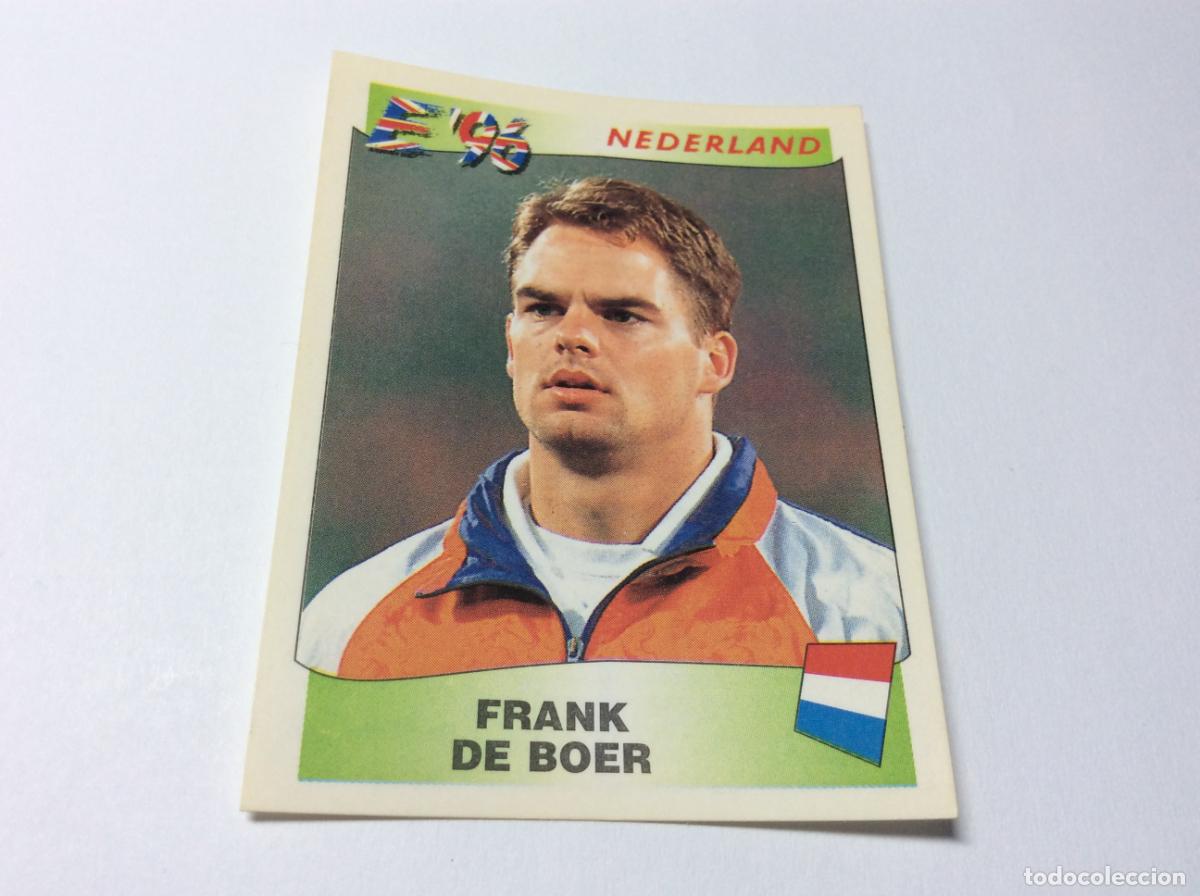 Cromos de F&uacute;tbol: 81 Frank de Boer Pa&iacute;ses Bajos Holanda UEFA EURO 1996 PANINI