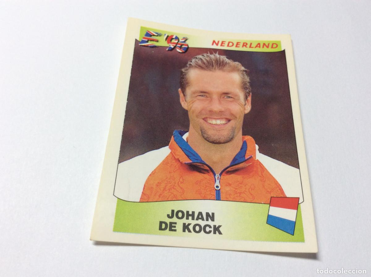 Cromos de F&uacute;tbol: 82 Johan de Kock Pa&iacute;ses Bajos Holanda UEFA EURO 1996 PANINI