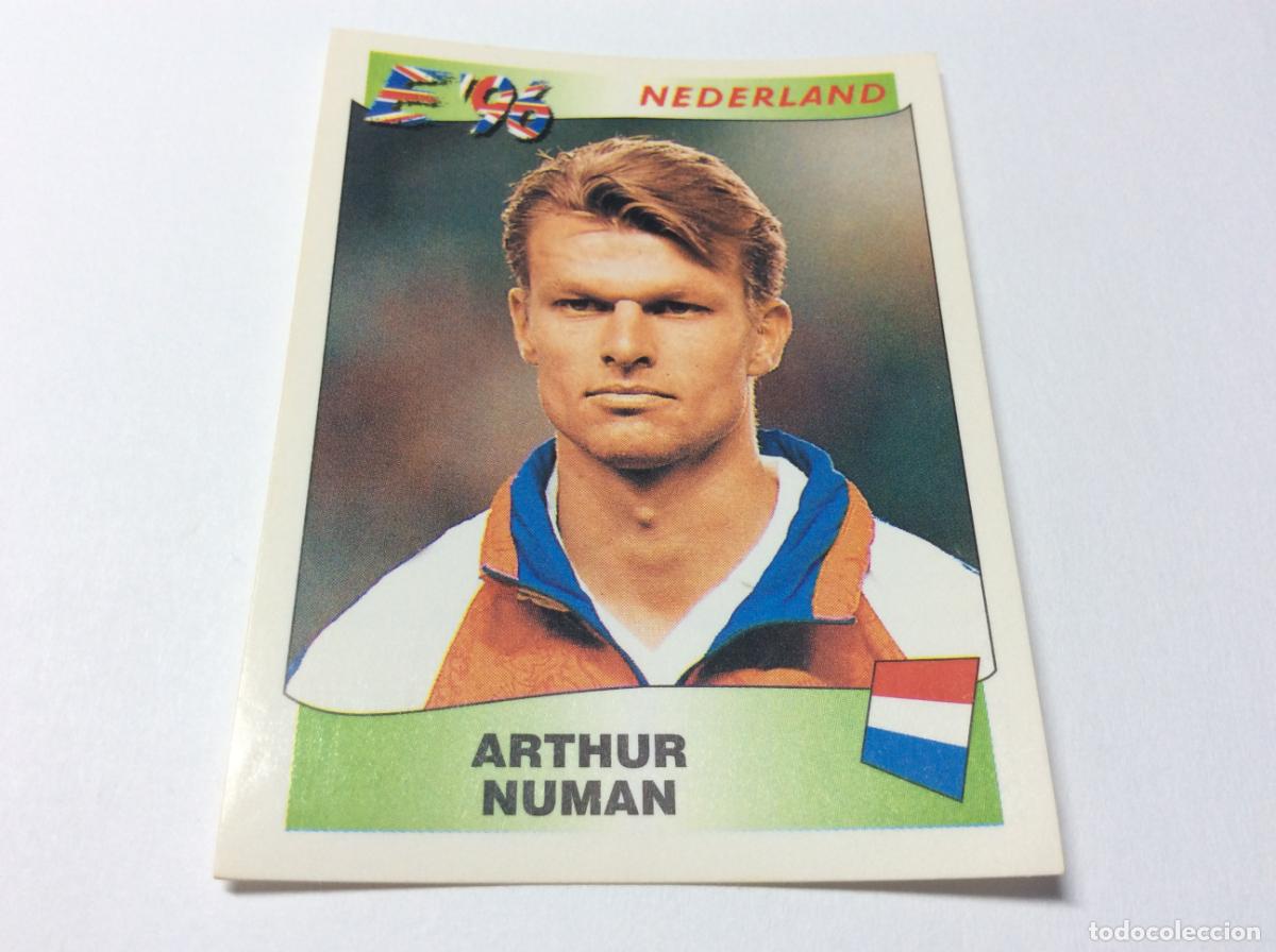 Cromos de F&uacute;tbol: 83 Arthur Numan Pa&iacute;ses Bajos Holanda UEFA EURO 1996 PANINI