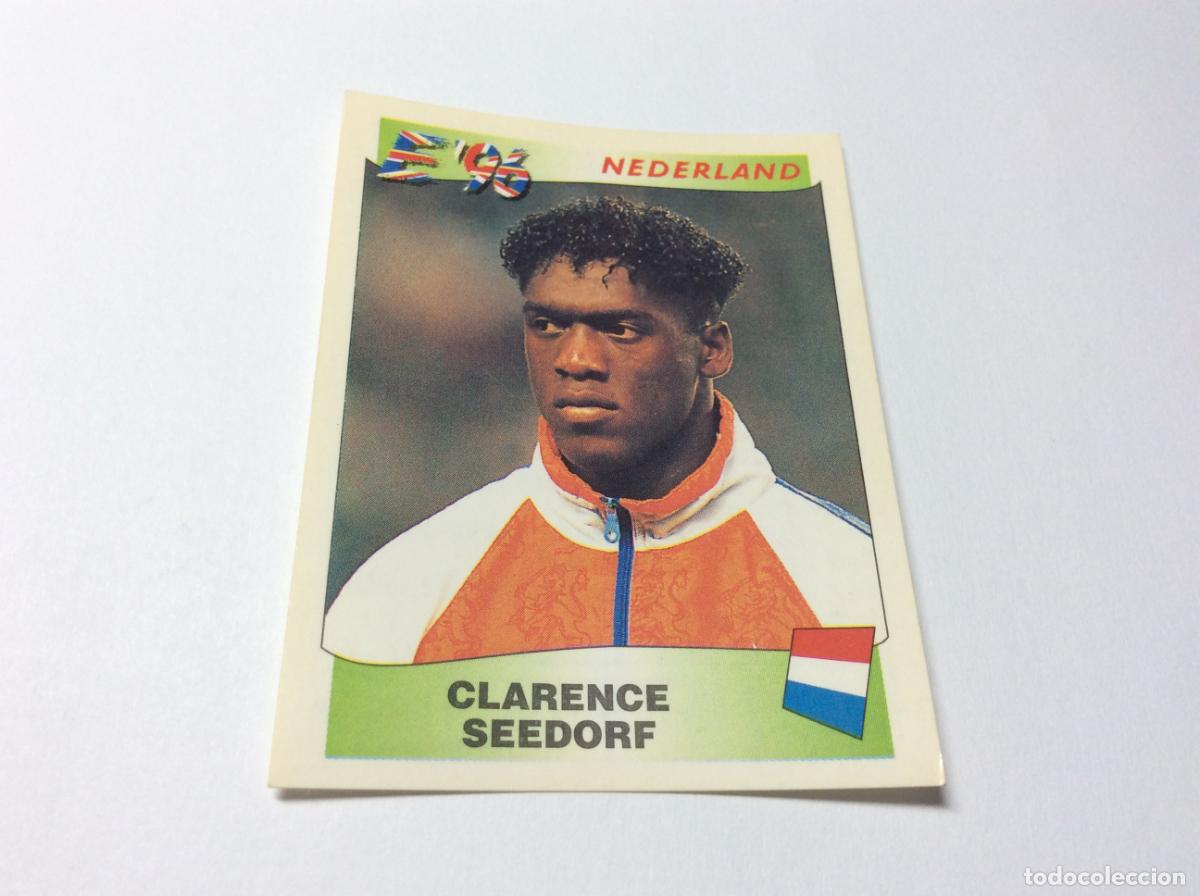 Cromos de F&uacute;tbol: 84 Clarence Seedorf Pa&iacute;ses Bajos Holanda UEFA EURO 1996 PANINI