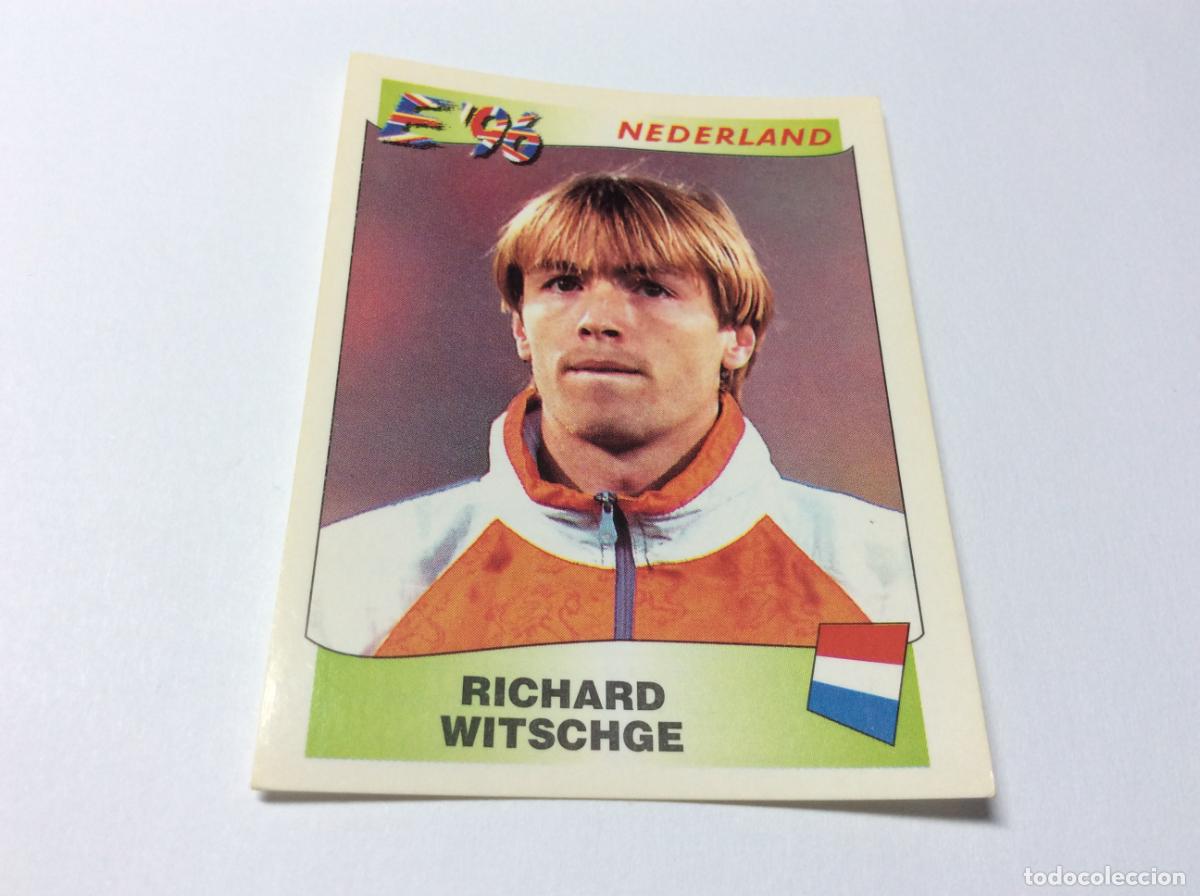 Cromos de F&uacute;tbol: 88 Richard Witschge Pa&iacute;ses Bajos Holanda UEFA EURO 1996 PANINI