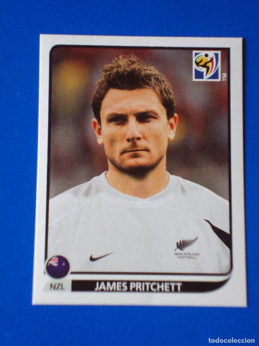 Cromos de F&uacute;tbol: 462 JAMES PRITCHETT NUEVA ZELANDA MUNDIAL FUTBOL SOUTH AFRICA 2010 FIFA WORLD CUP PANINI CROMO NUEVO