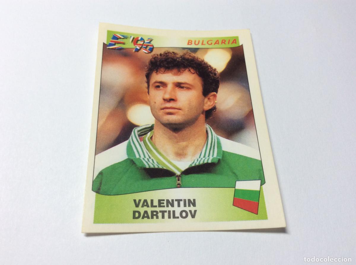 Cromos de F&uacute;tbol: 140 Valentin Dartilov Bulgaria UEFA EURO 1996 PANINI