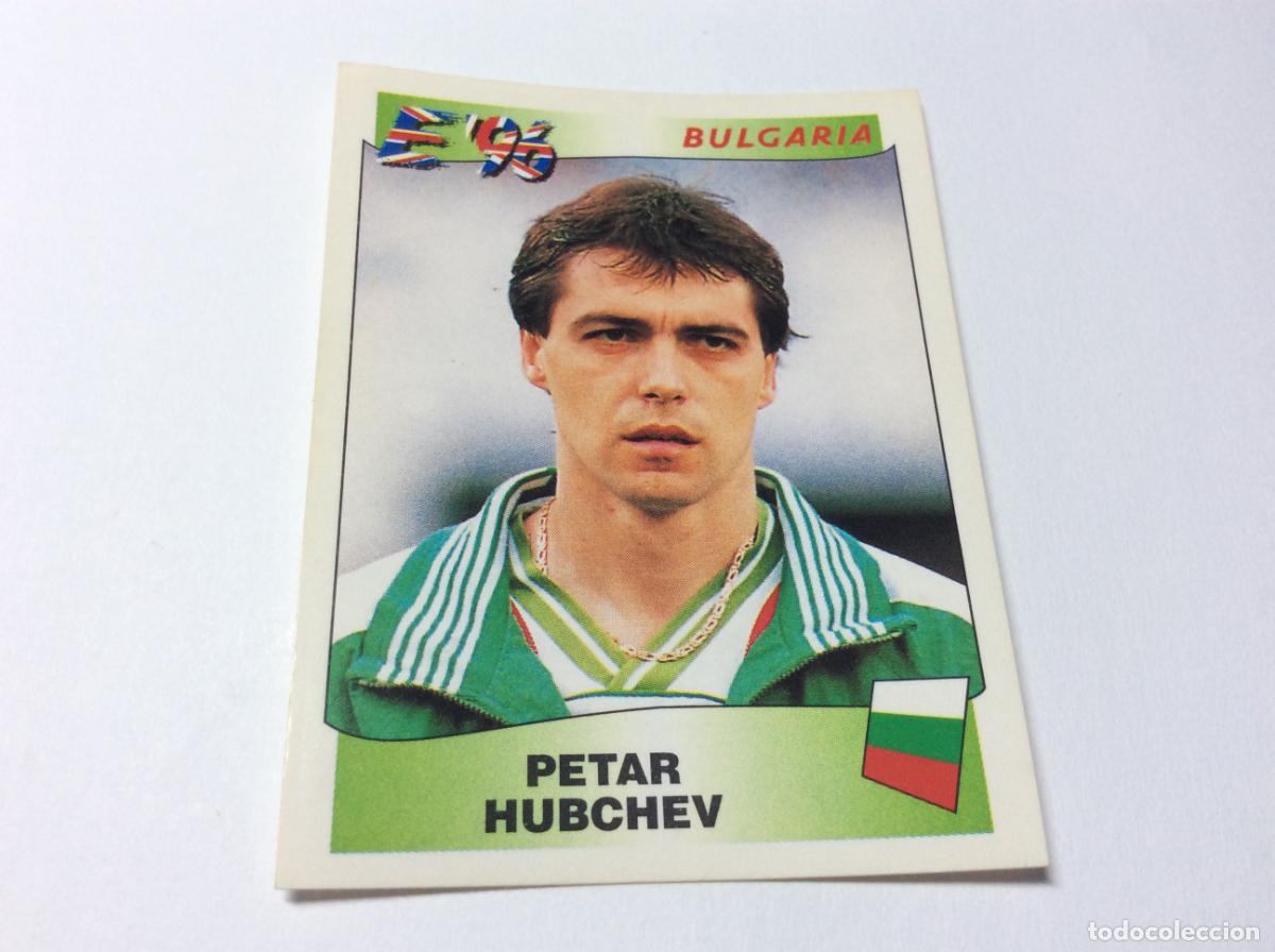 Cromos de F&uacute;tbol: 141 Petar Hubchev Bulgaria UEFA EURO 1996 PANINI