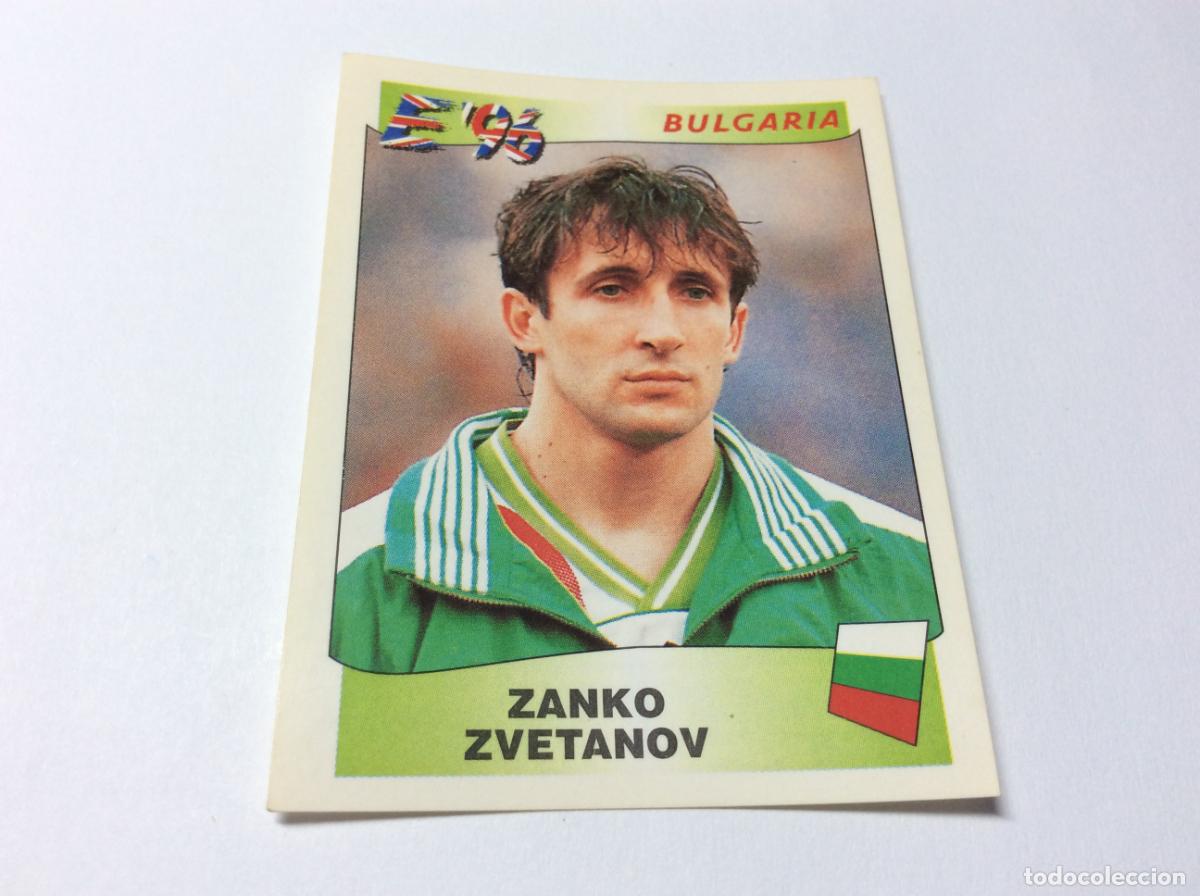 Cromos de F&uacute;tbol: 143 Zanko Zvetanov Bulgaria UEFA EURO 1996 PANINI